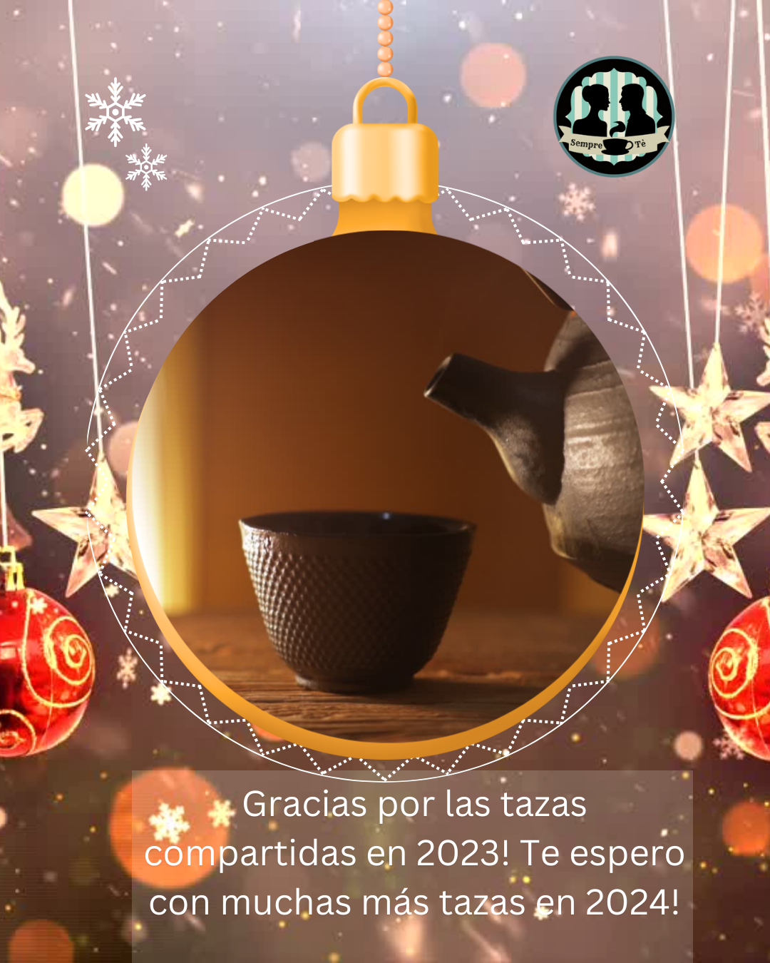 Brindando 2024 con una taza de té