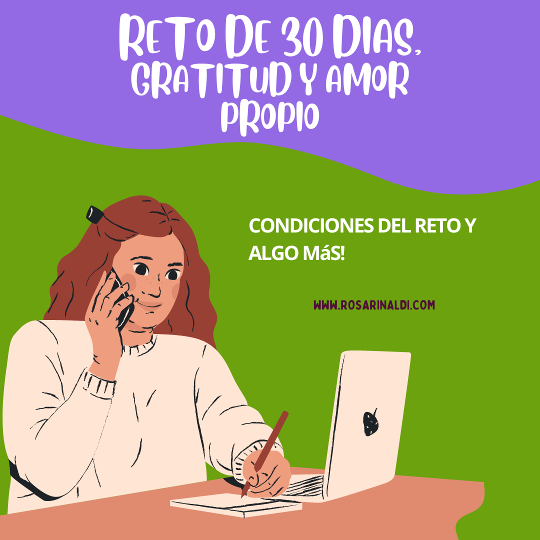 Reto de 30 días Gratitud y Amor propio