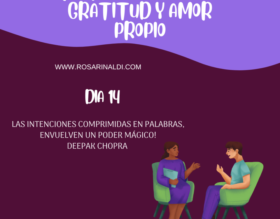 Reto de Gratitud y Amor Propio Dia 14