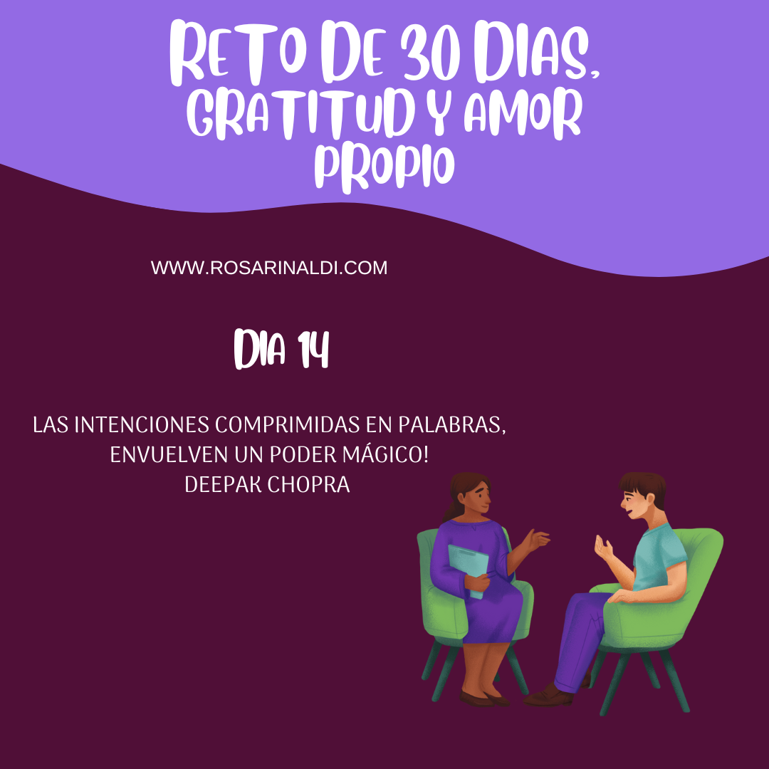Reto de Gratitud y Amor Propio Dia 14