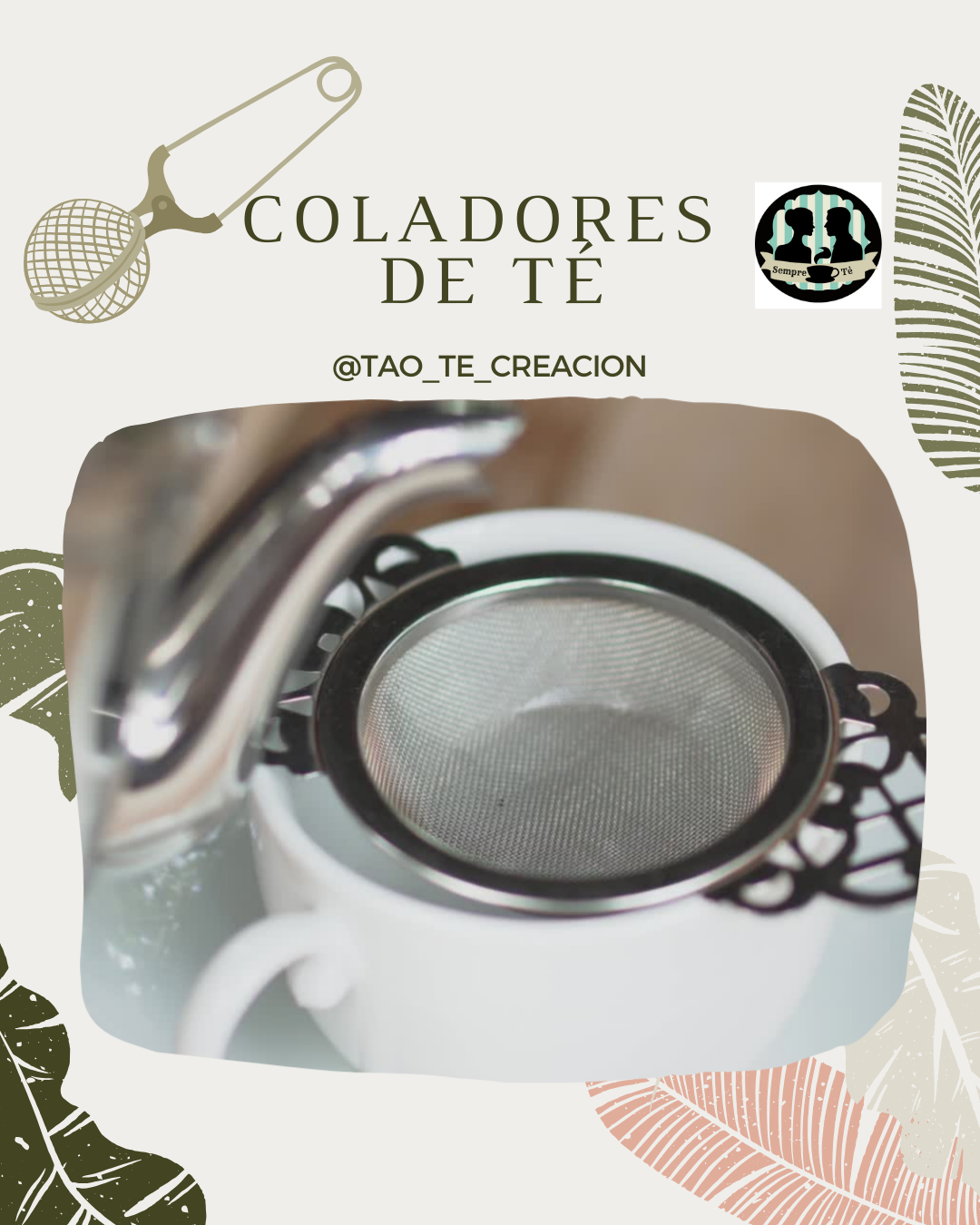 Coladores de té