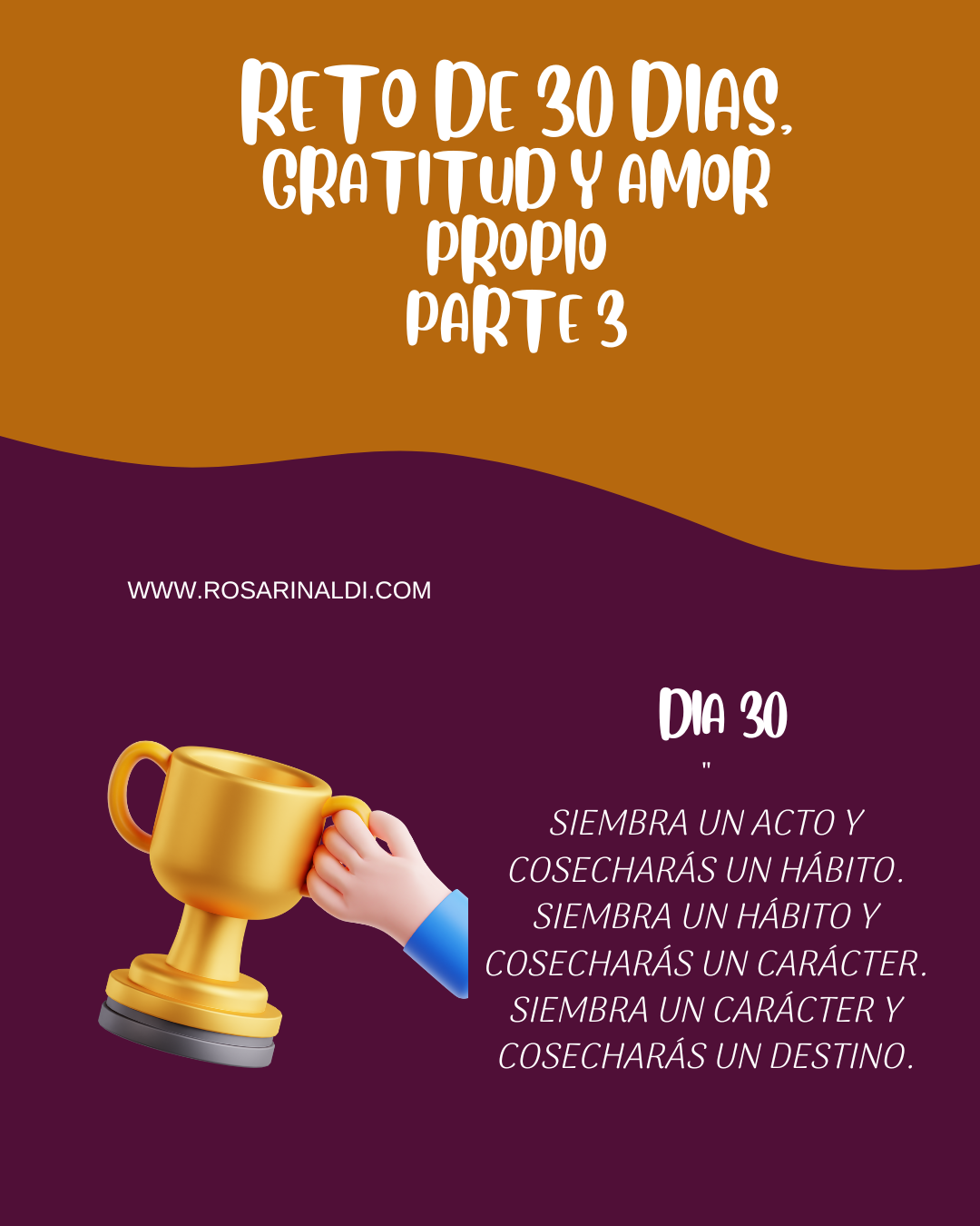 Reto de Gratitud y Amor Propio dia 30