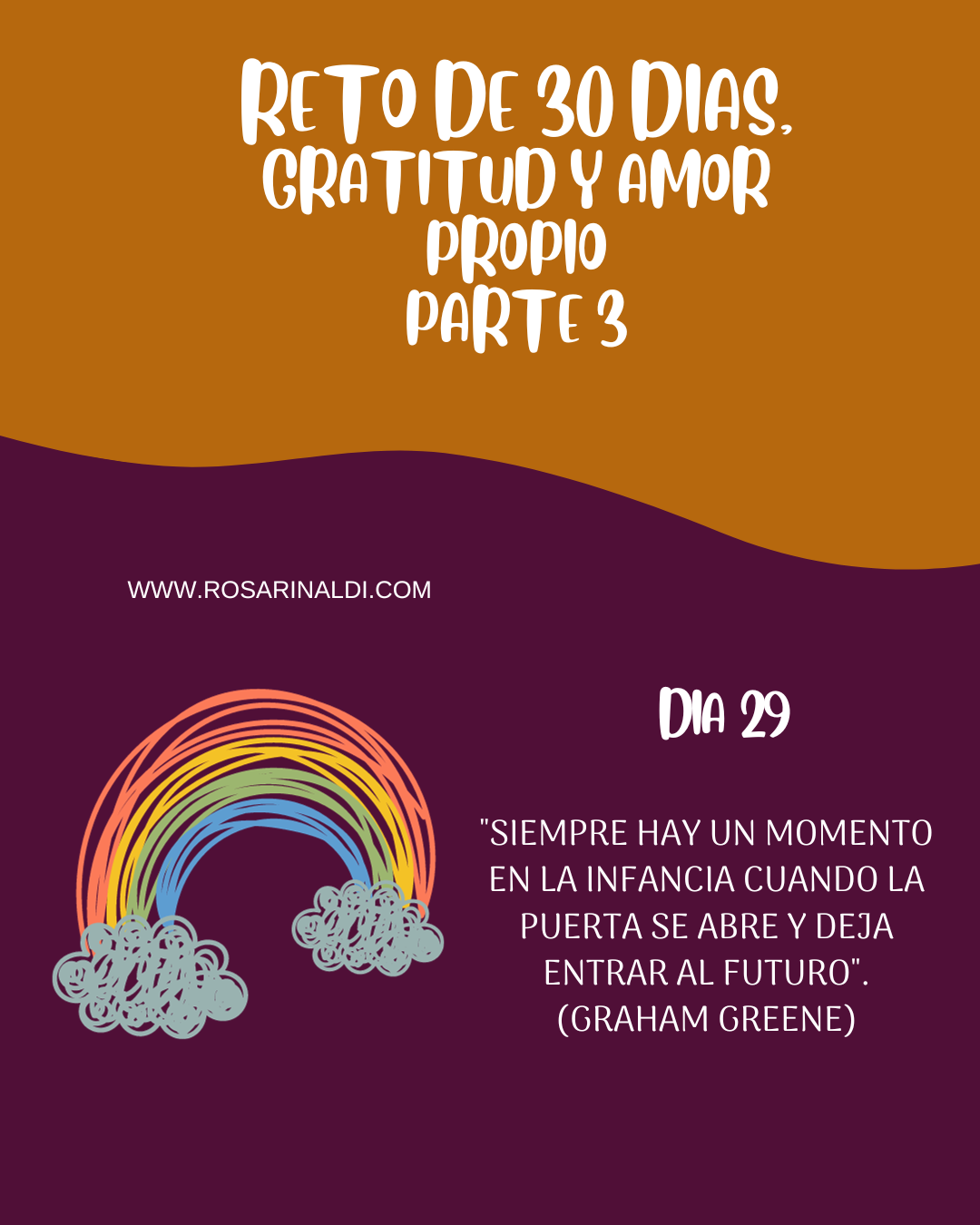 Reto de Gratitud y Amor Propio Dia 29