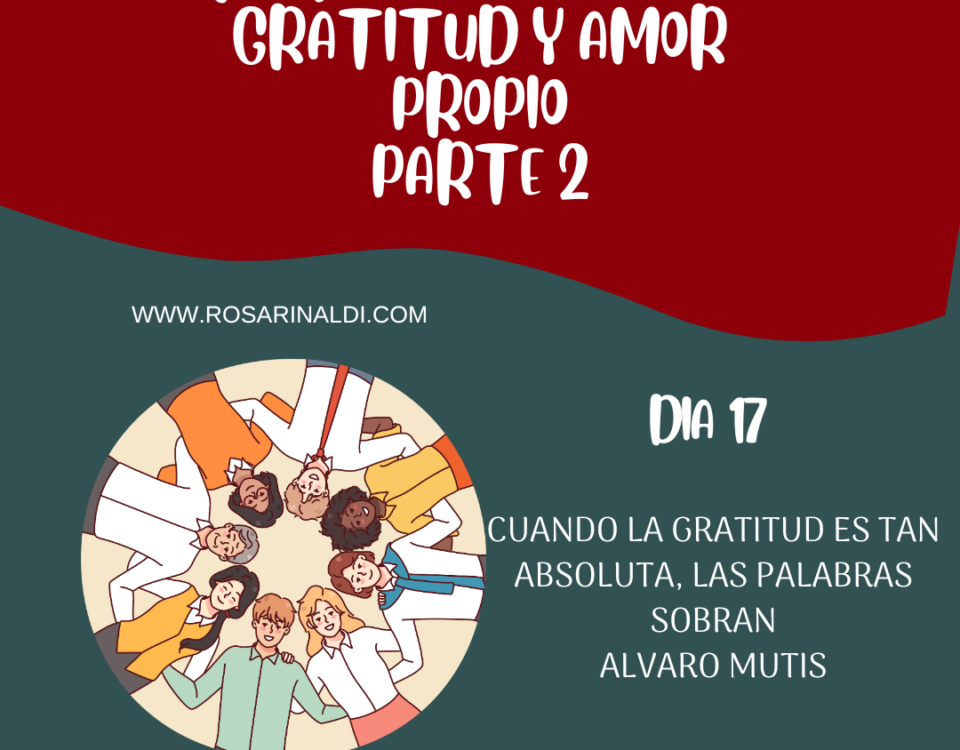 Reto de Gratitud y Amor Propio Dia 17