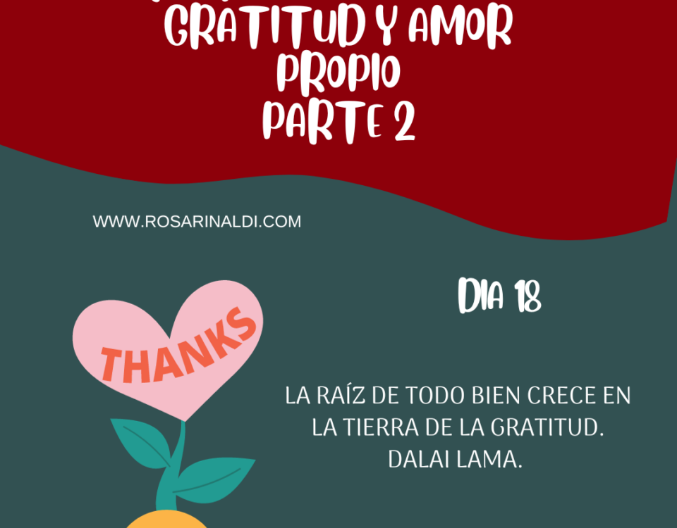 Reto de Gratitud y Amor propio #18