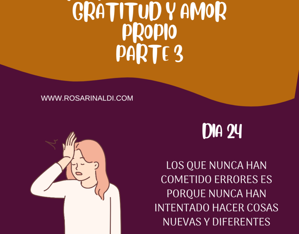 Reto de Gratitud y Amor propio Dia 24